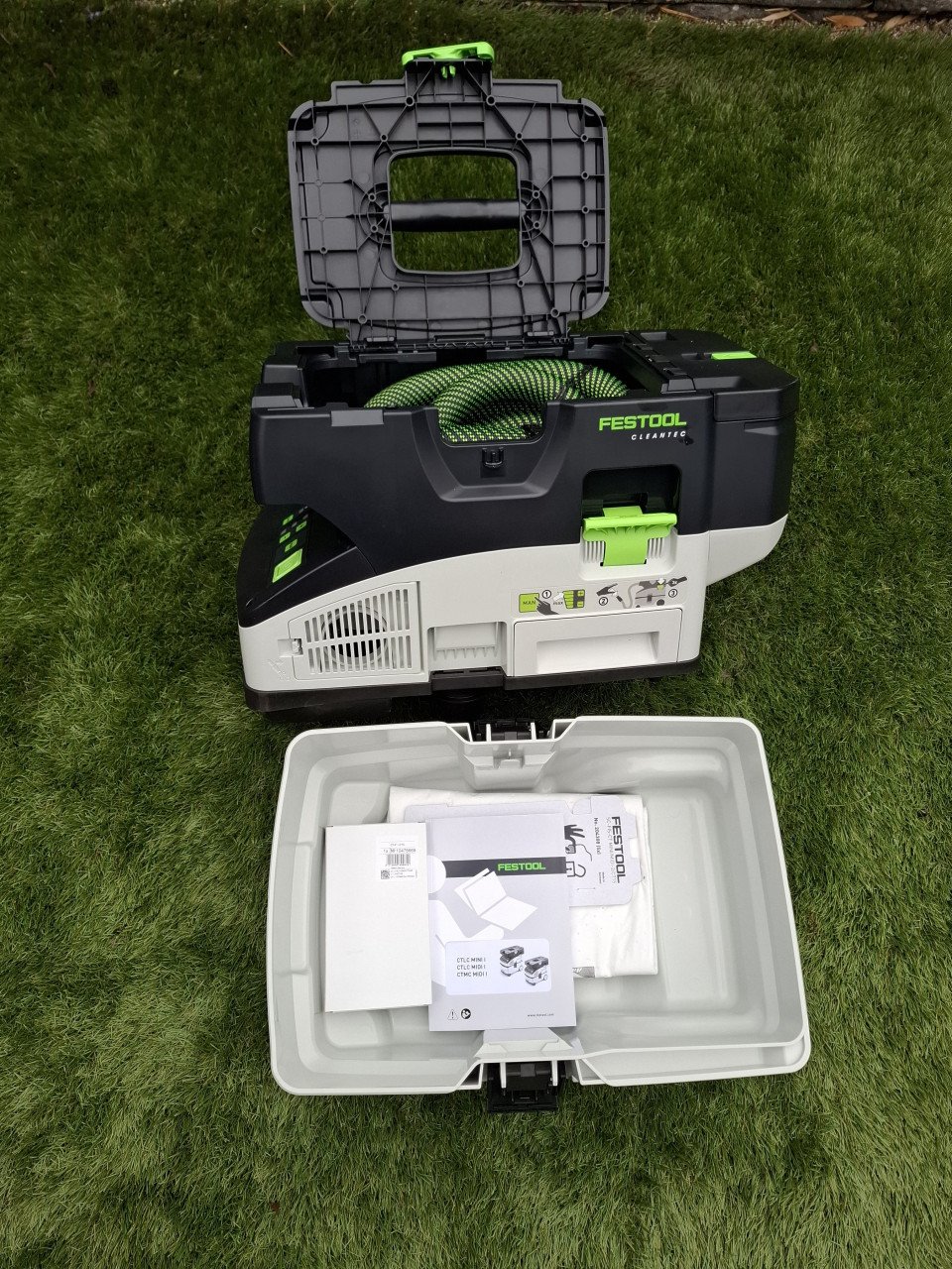 Festool CTLC midi 1 cleantec inclusief accu's en oplader.
