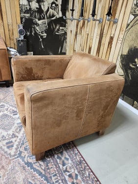 2x lederen stoel