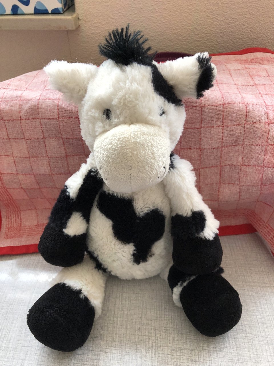 Koe, Varken, Kip, Paard, Schaap (  5  pluche dieren knuffels )