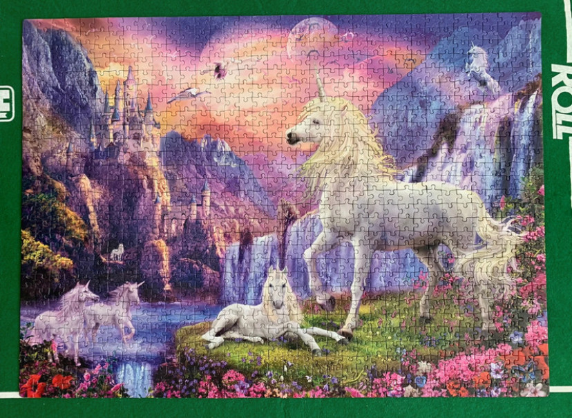 Fluorescent puzzel 1000 stukjes
