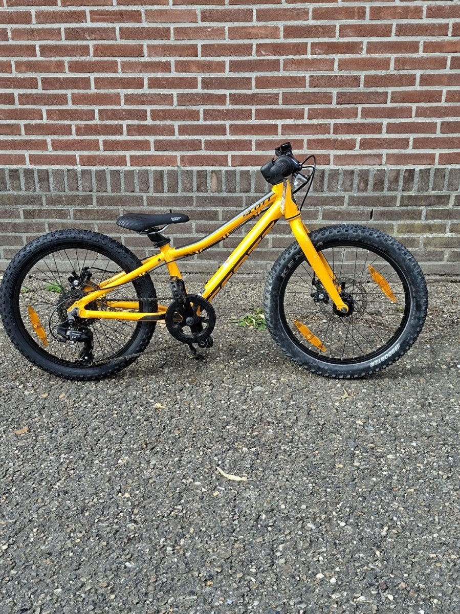 Scott mtb jongens 20'' van 499 voor 175 euro inruil mogelijk