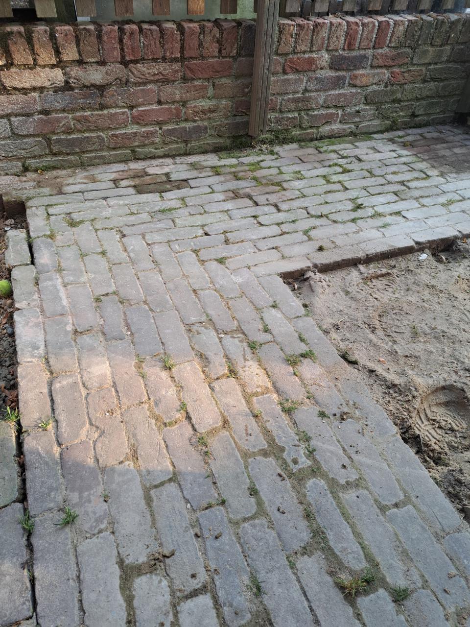 7-duimers gebakken 12,5m2 klinkers