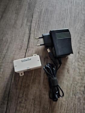 Zgan EnGenius EPE-1212 Ethernet injector met stroomadapter...