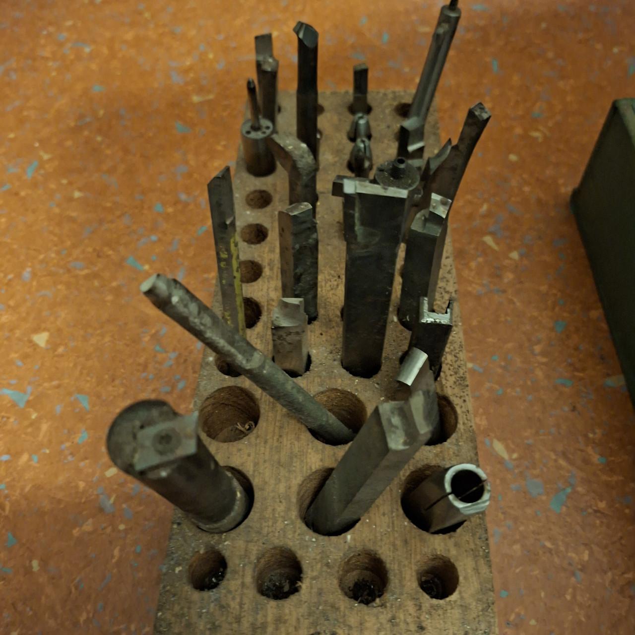 Grote partij metaal draaibank bijtels