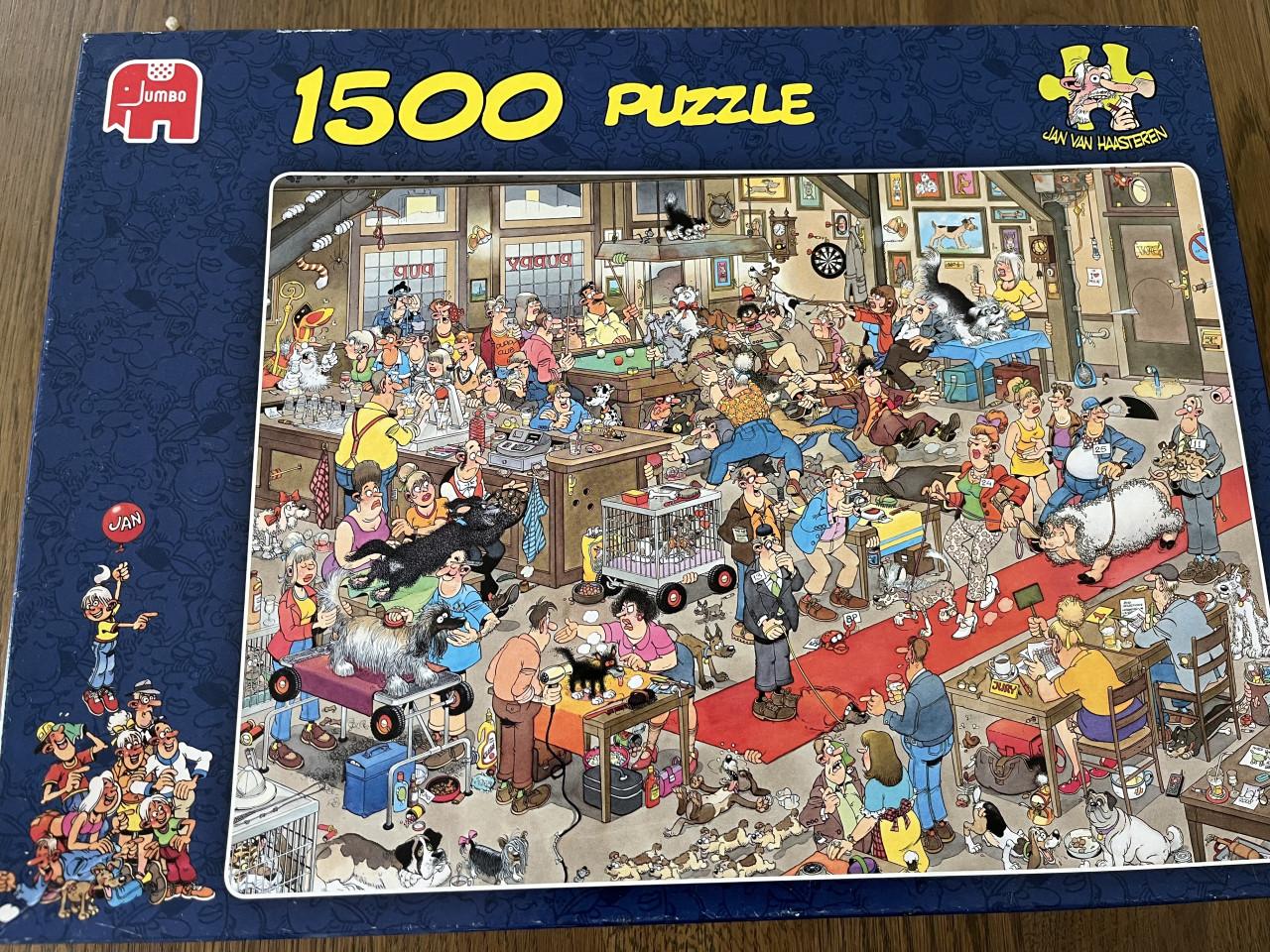 Puzzel Jan van Haasteren de honden show