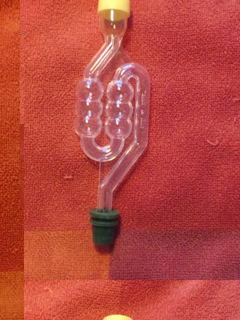 Waterslot met of zonder siliconenplug (om bier en wijn te maken)