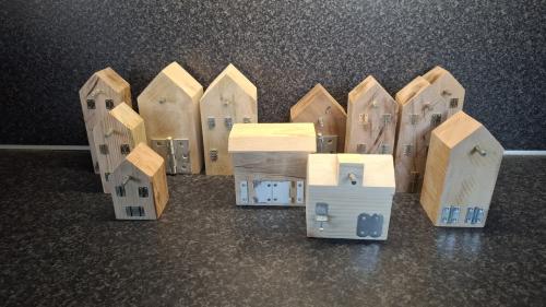 Houten huisjes