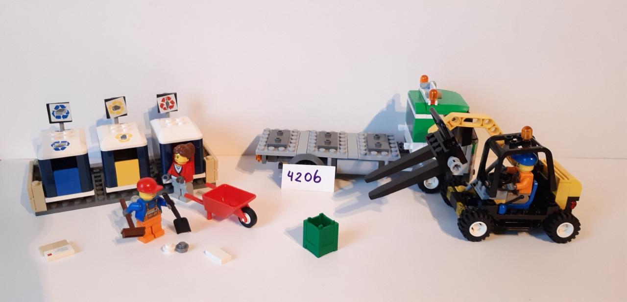 LEGO® City 4206:  Afvalverwerkingswagen + 3 minifiguren