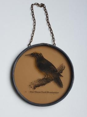 Raamhanger glas in lood Specht