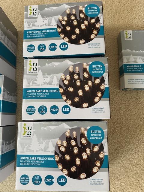 Koppelbare kerstverlichting voor buiten LED warm wit