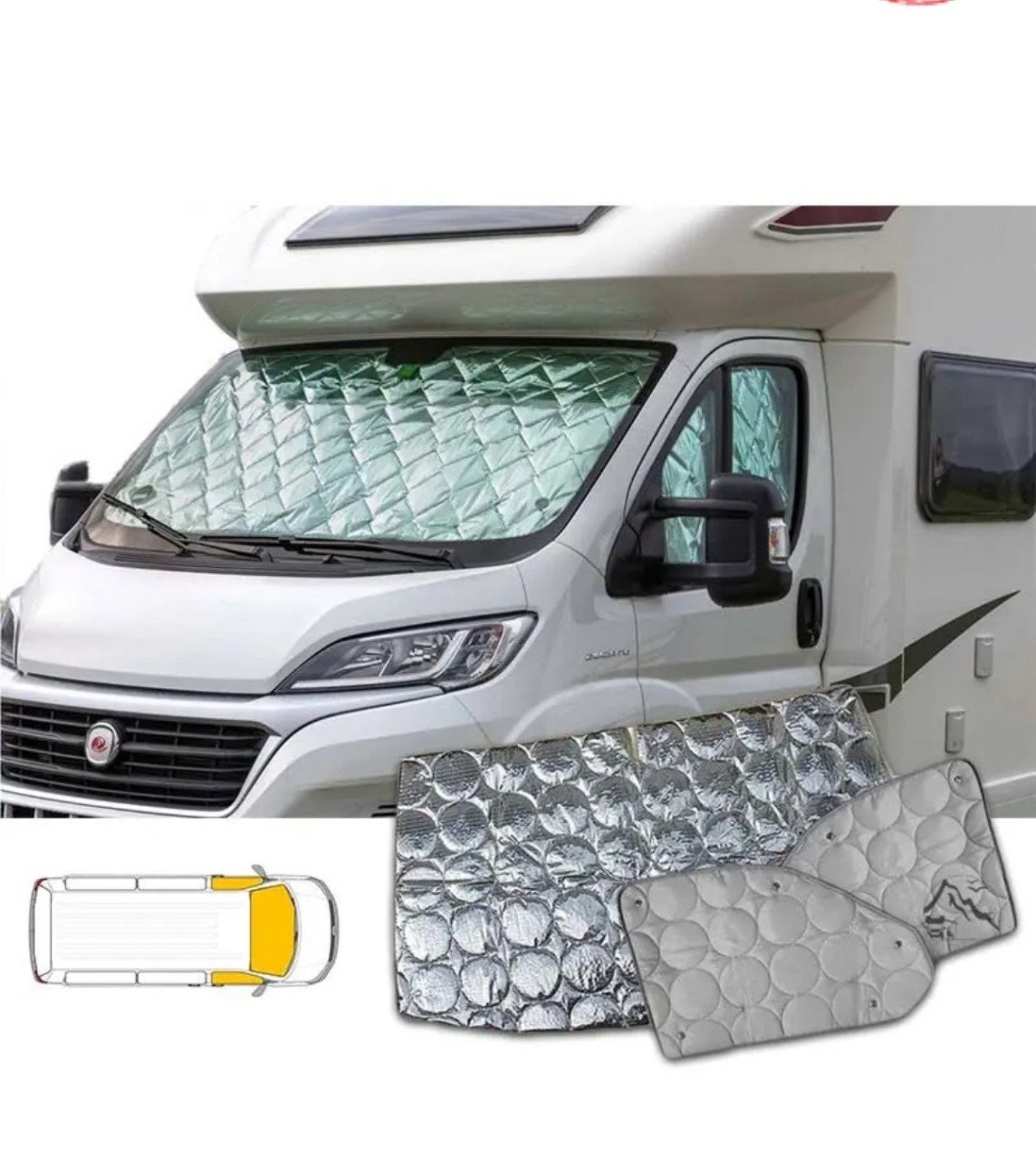 Raam isolatie voor camper