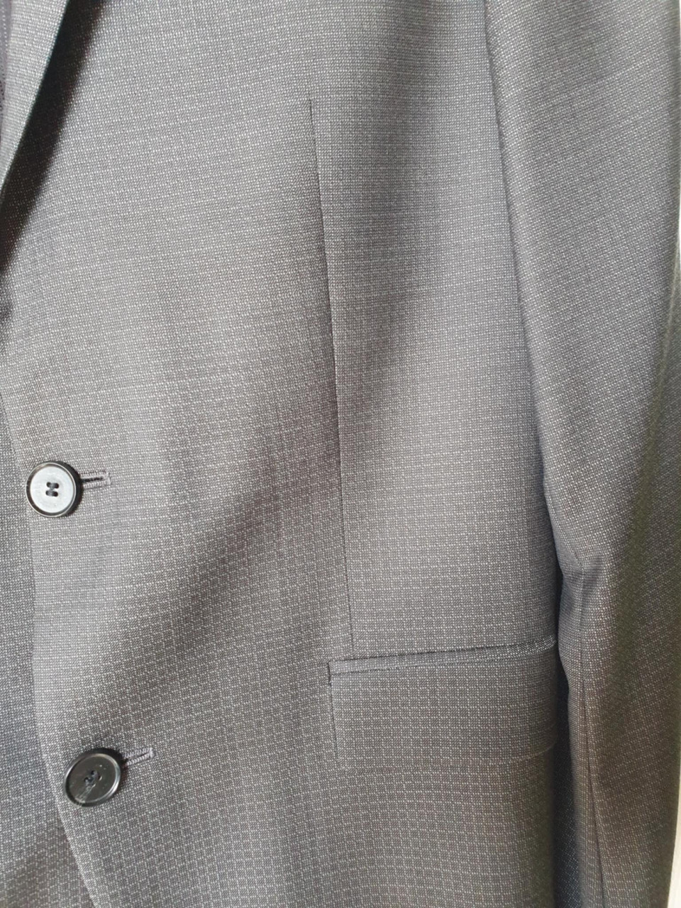 Donkergrijs Hugo Boss colbert maat 46