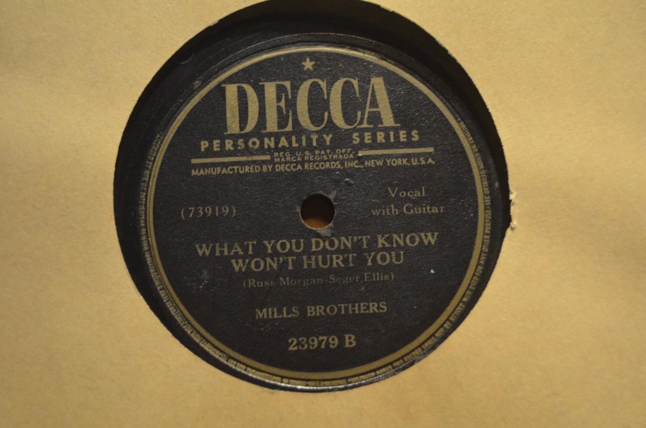 78 rpm Mills Brothers jaren '40 en '50 héél veel stuks. (3)