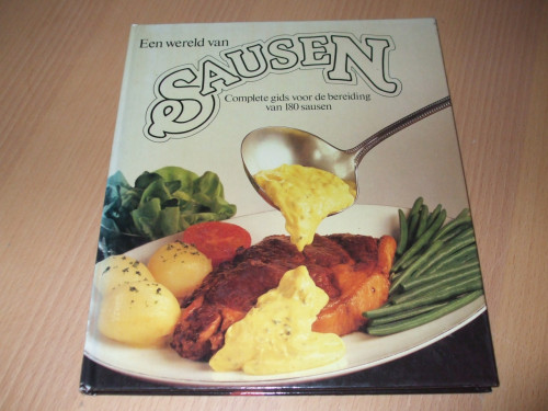 Te koop kookboek over sauzen.(nieuw).