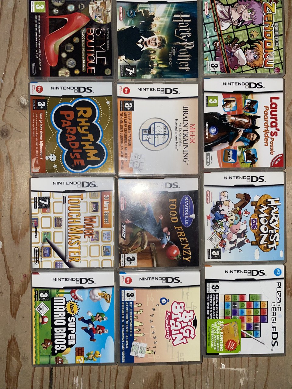12x Nintendo DS game (in 1 koop)
