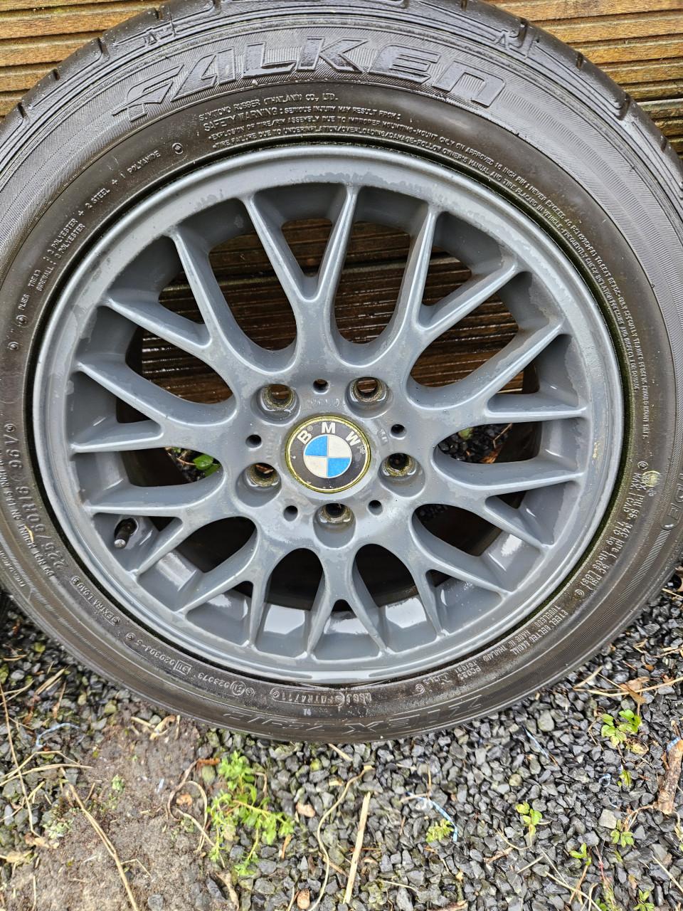 16 inch BBS BMW velgen met banden