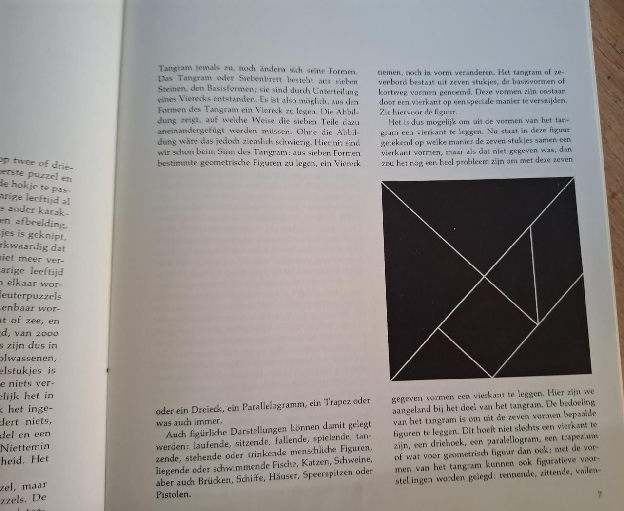 Tangram : het oude Chinese vormenspel, Nederlands en Duits