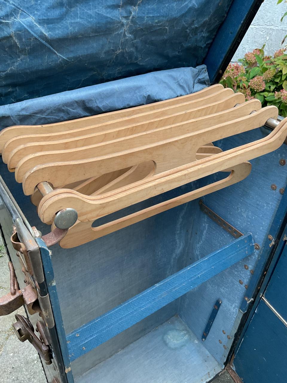 Antieke hutkoffer ( Holland - Amerikalijn )