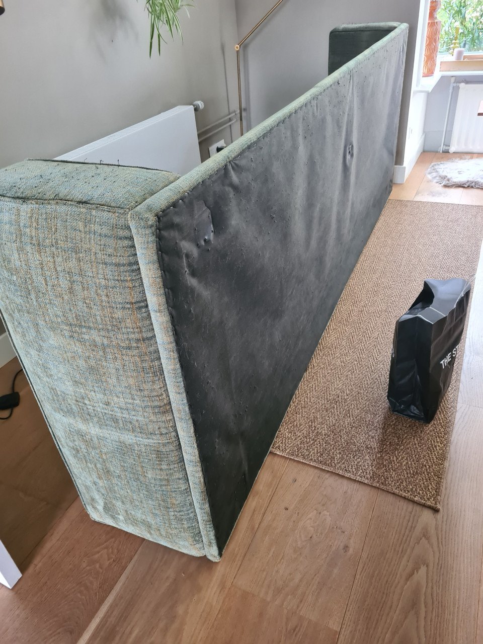 Nette bank, incl hocker