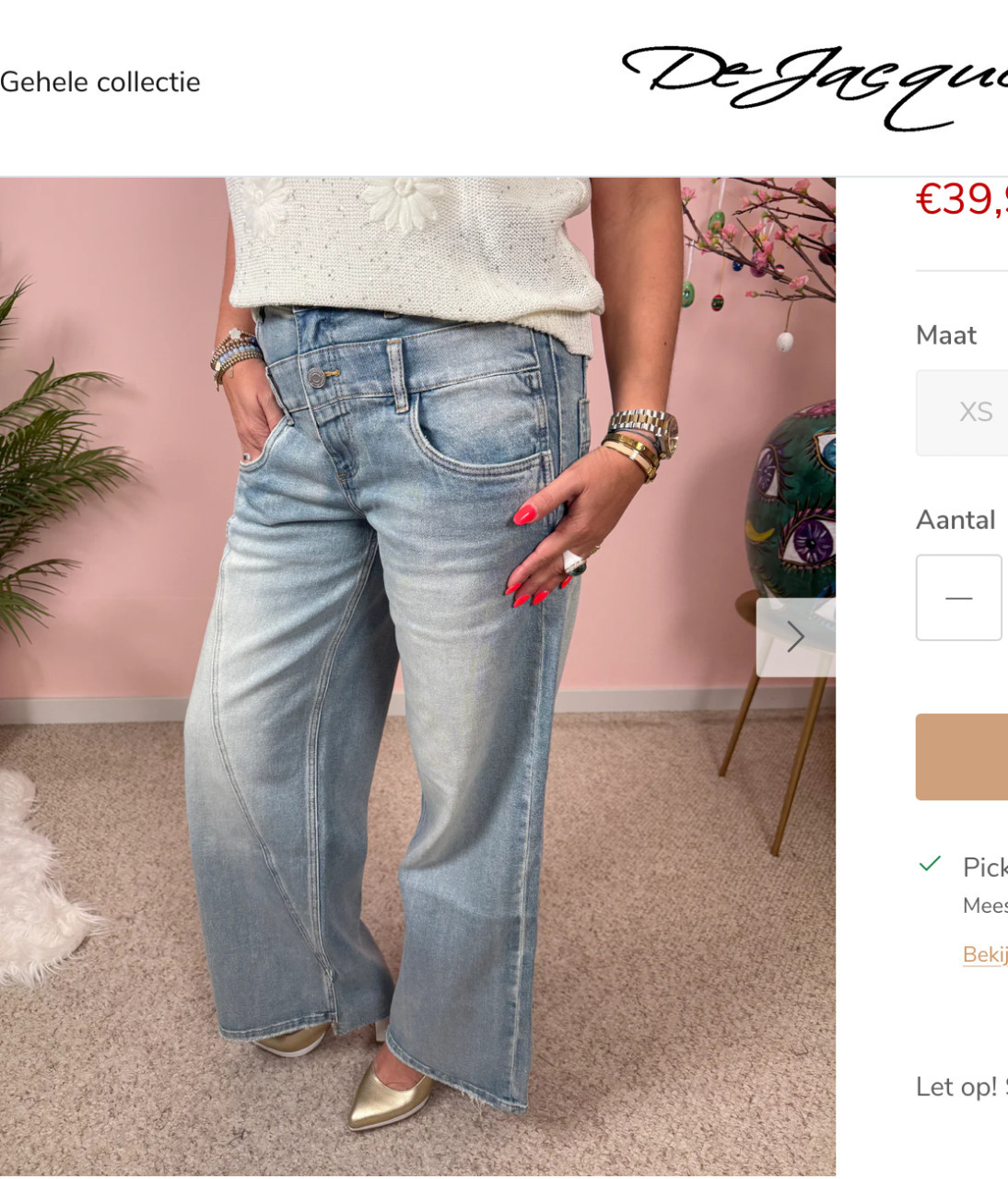 Dames jeans gekocht bij de Dejacque
