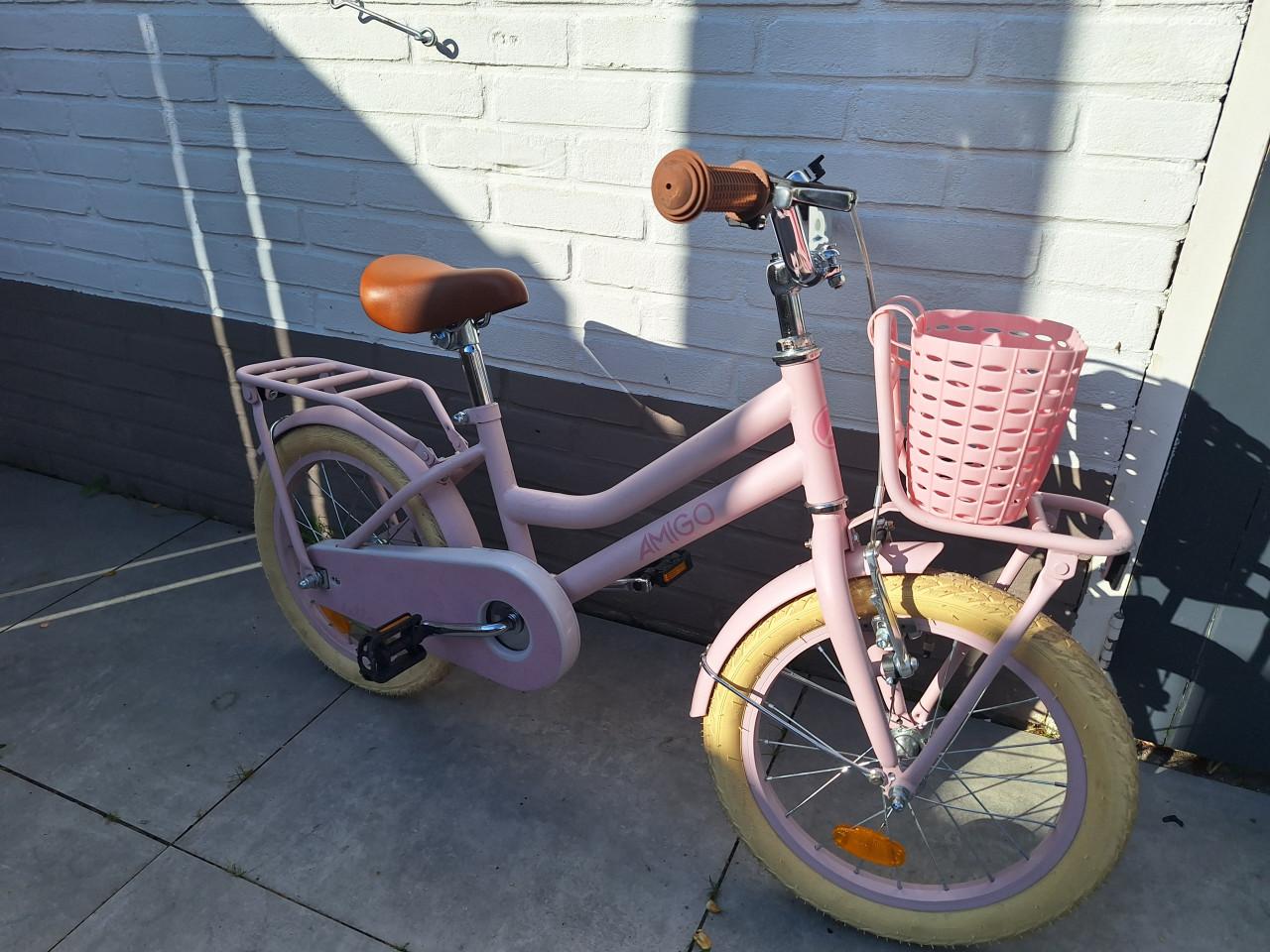 Kinderfiets amigo bella 16 inch goede staat
