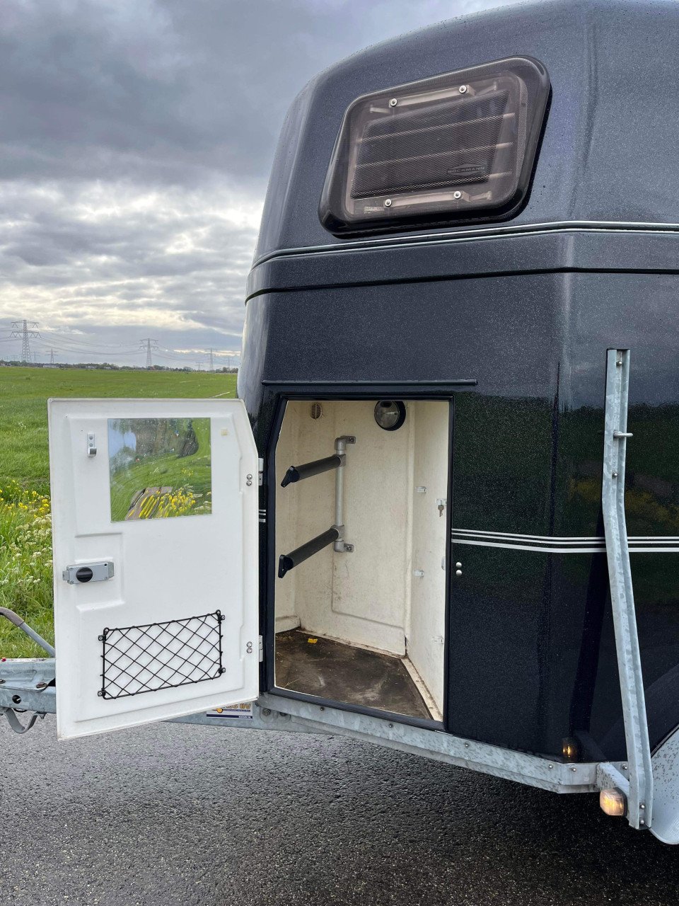 Polyester Bockmann comfort met aluminium bodem en zadelkamer (inruil kan)