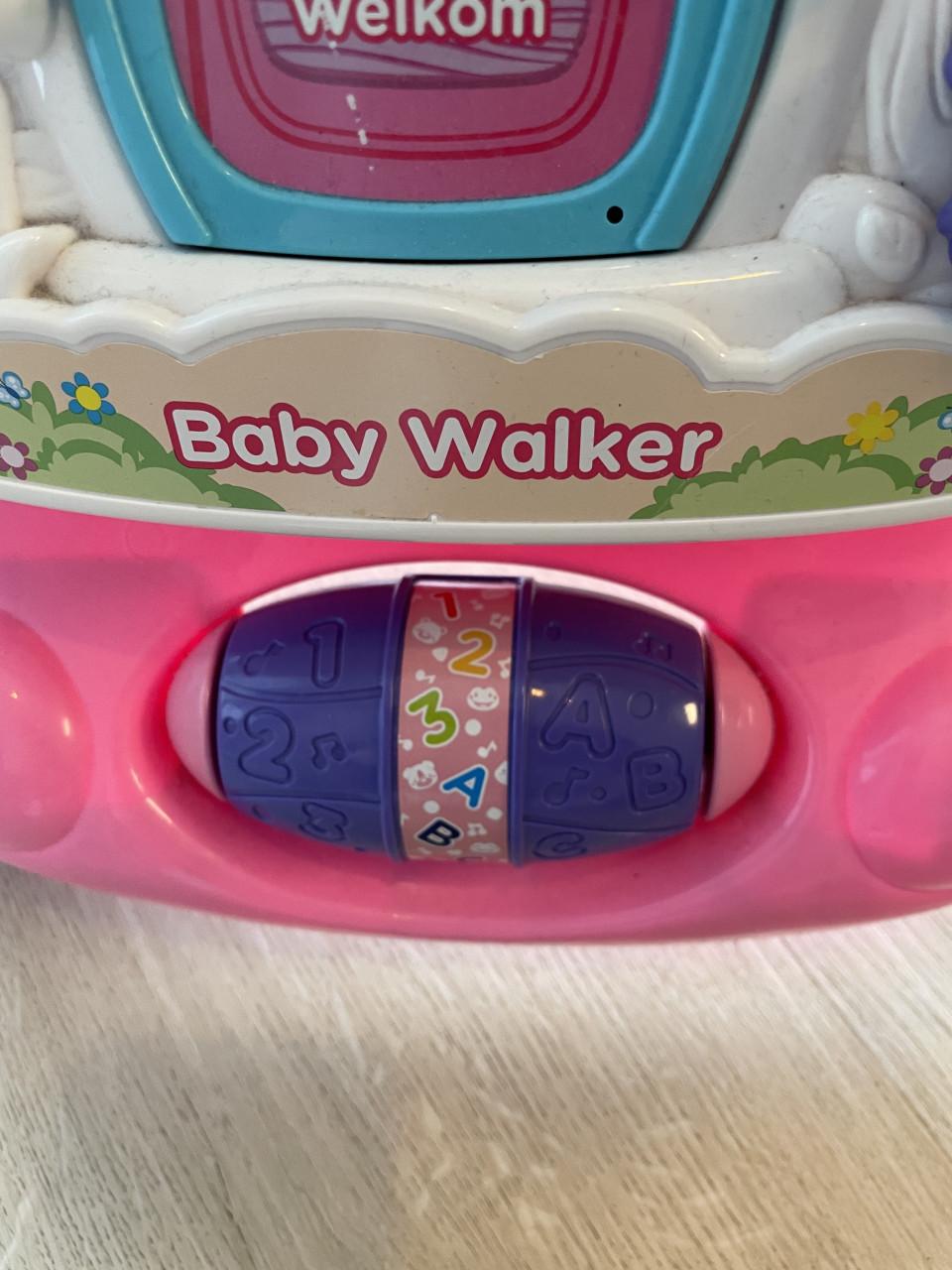 Vtech loopwagen roze