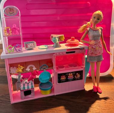 Barbie taartdecoratie speelset