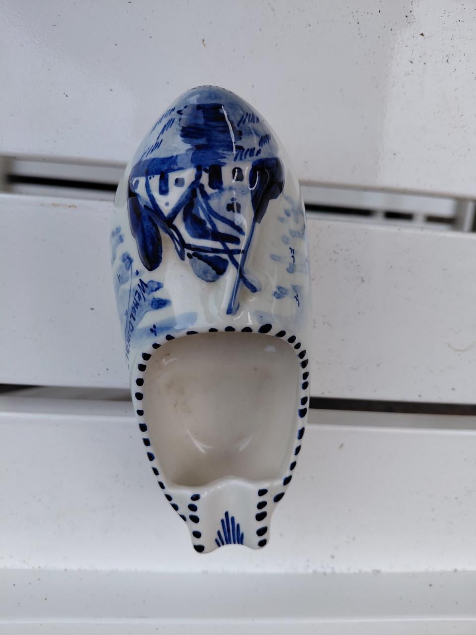 Delfts blauw Wemeldinge bordje en asbak