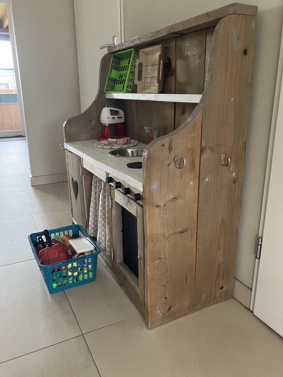 Speelgoedkeuken steigerhout