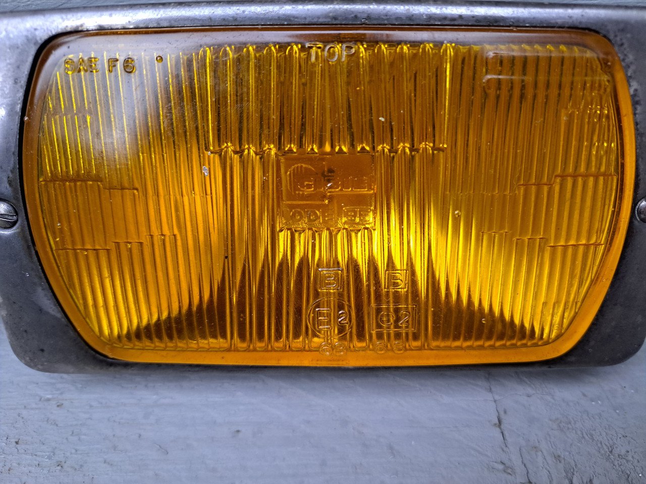 Oldtimer verstralers Cibie geel glas + AKA Duitsland