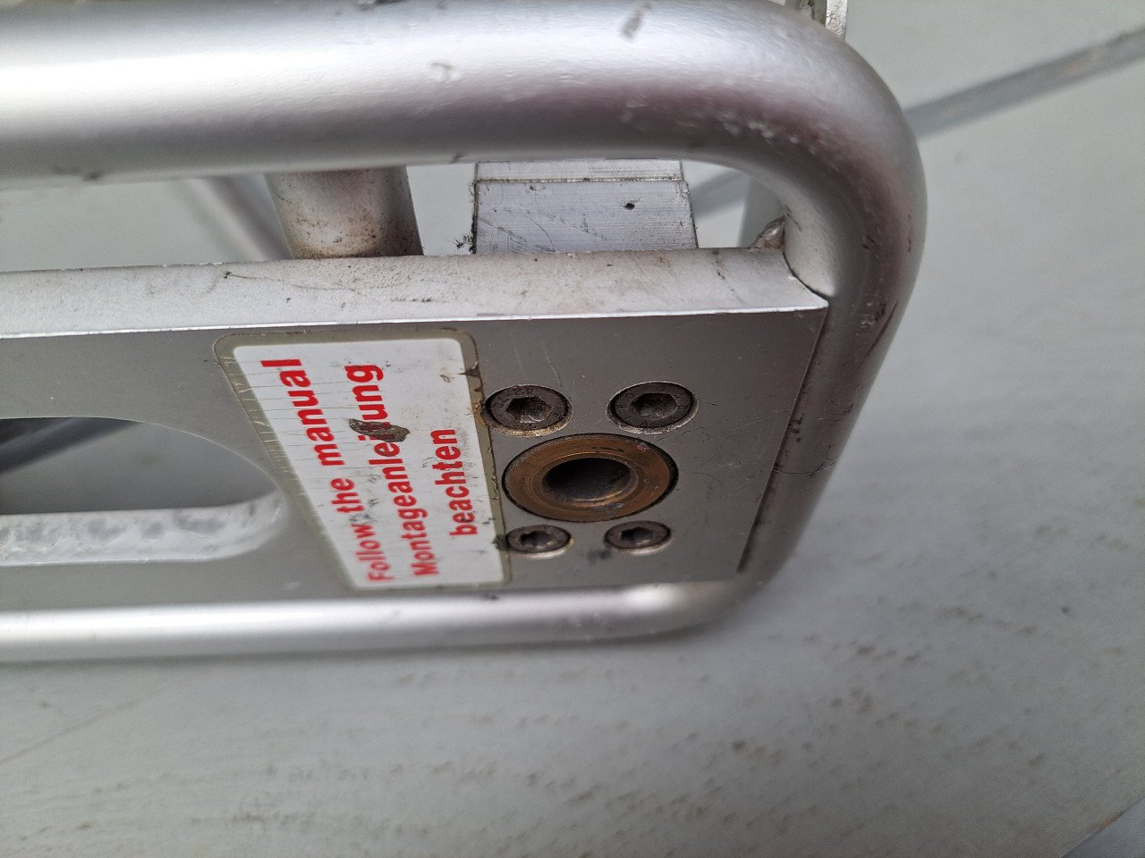 Stevige aluminium bagagedrager