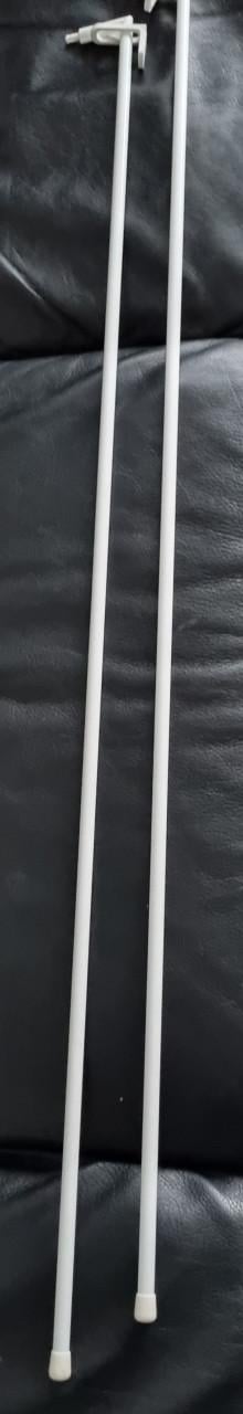 2 "gordijn' trekstangen