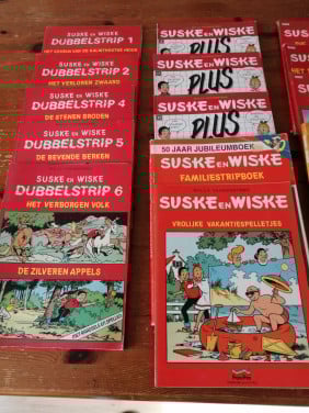 Suske en Wiske - 15 boeken met strips en spelletjes / puzzels