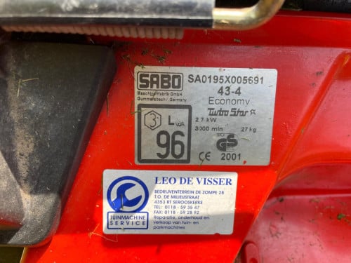 SABO 43-4 Economy grasmaaier met benzinemotor