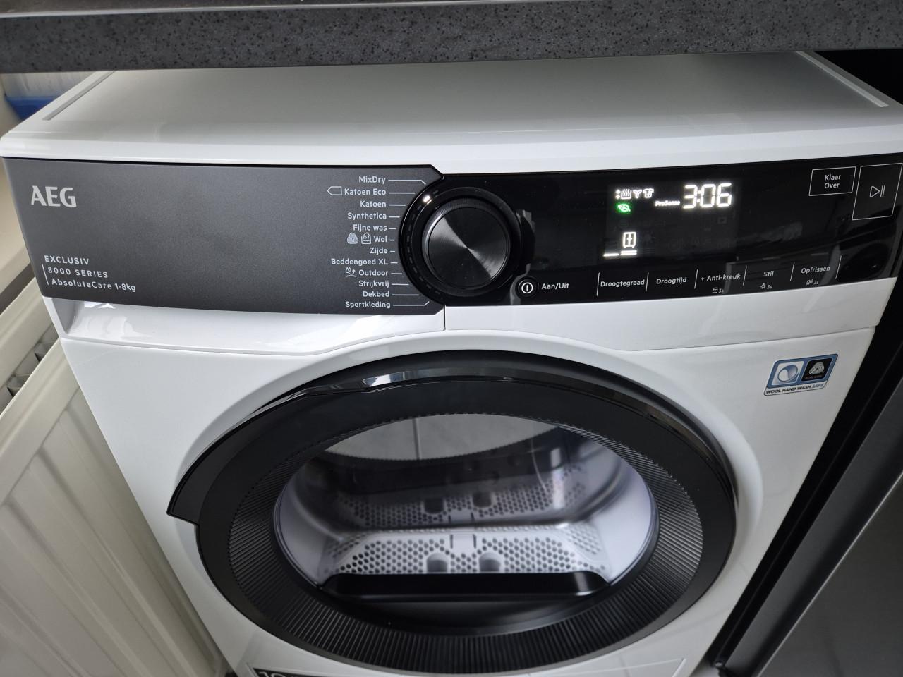 AEG energiezuinige wasdroger 8 kilo