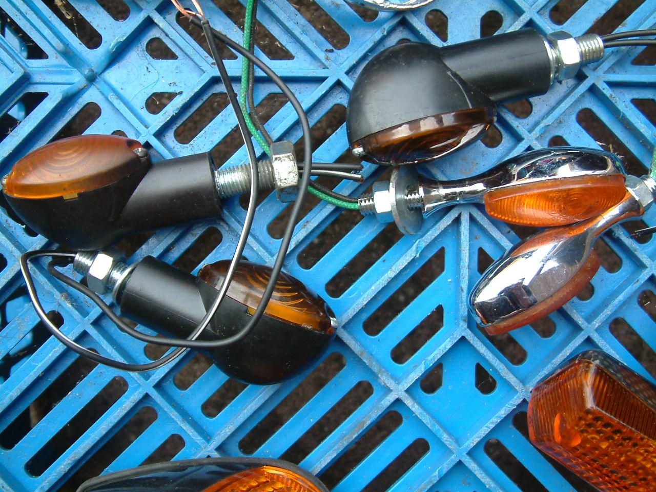 Knipperlichten ook nieuw  met koplamp gebruiktvoor cafe racer