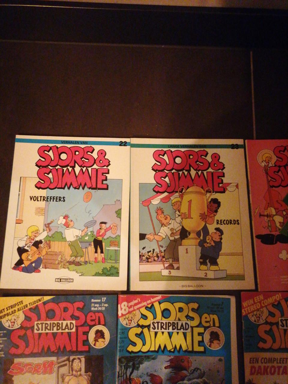 16 x Sjors en Sjimmie 1988, 1989,1991