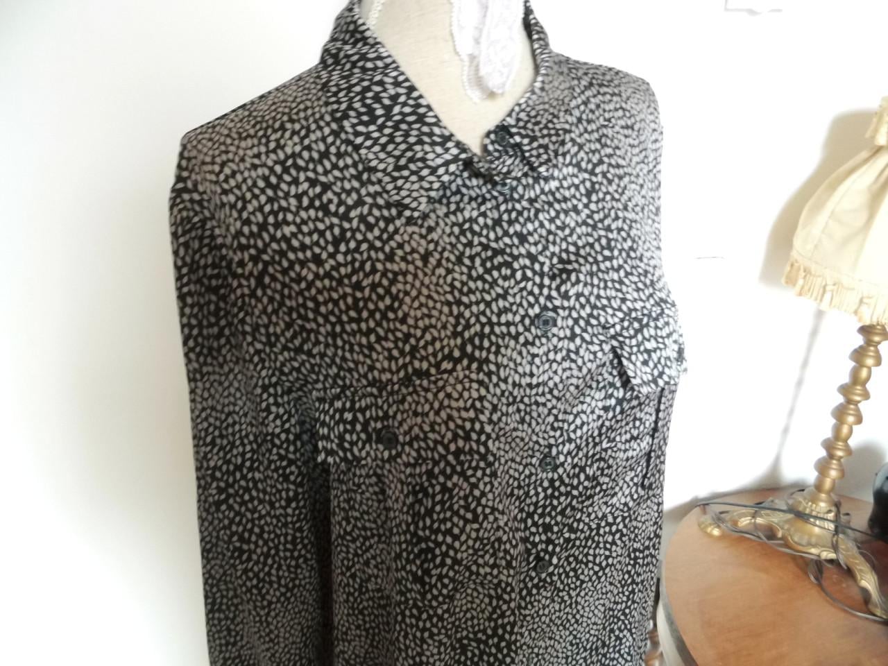 Overhemd/ Blouse jurk maat L
