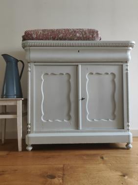 Mooie brocante Biedermeier kast