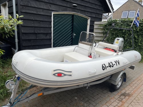 4mtr RIB allu.V-bodem +25pk Honda BB