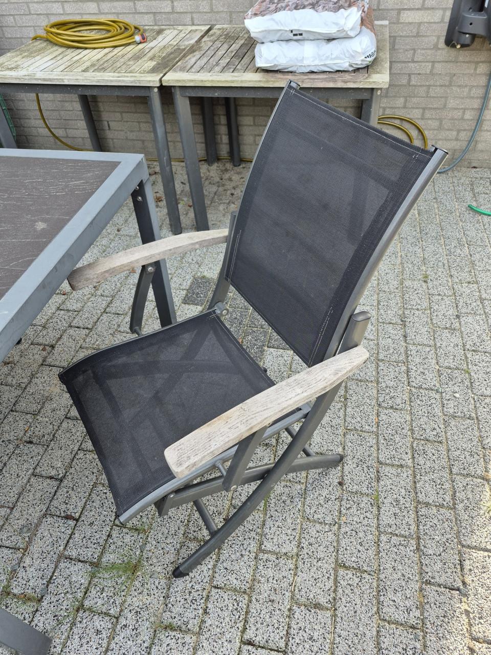 Tuintafel met stenen blad