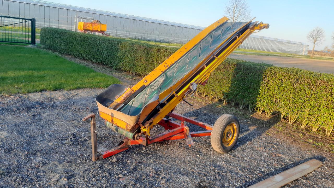 Transportbandje voor achter de kipper