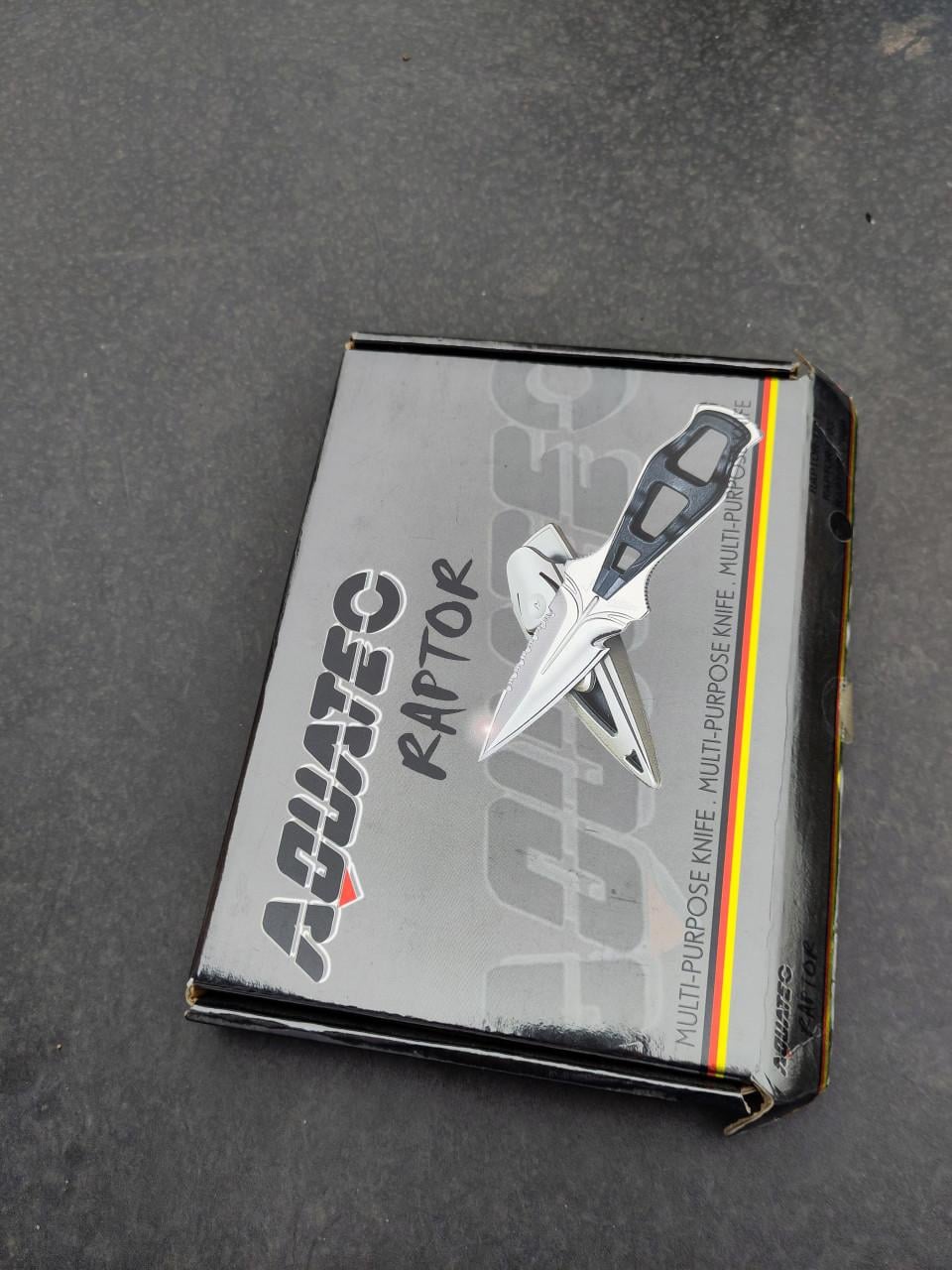 Duikset te koop: Aquatech duikmes en Green Force duiklamp