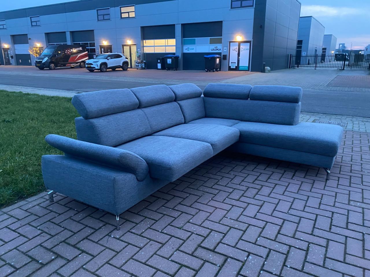 GRATIS LEVERING HEEL NL Montel Grijze Hoekbank