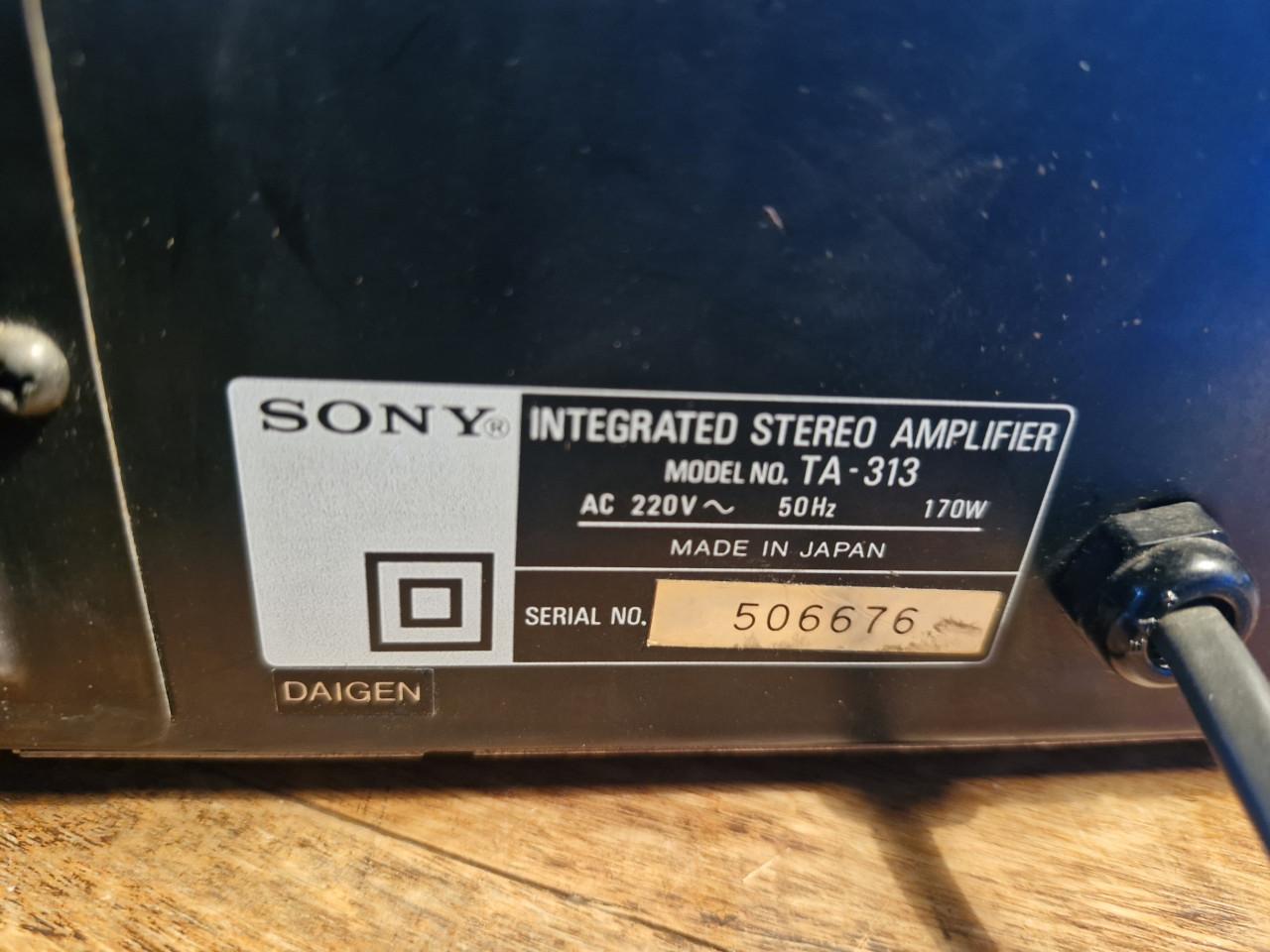 Sony TA-313 vintage versterker