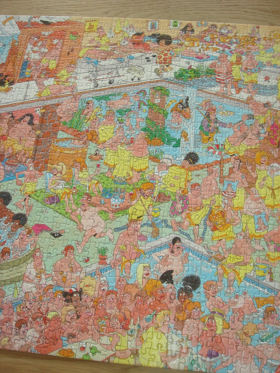 Te koop Complete jan van haasteren puzzel Op hete kolen 1000 stukjes