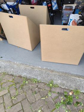 Opbergbakken voor schuin dak 3 stuks