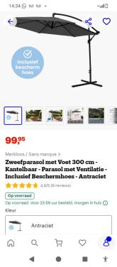 Zweefparasol