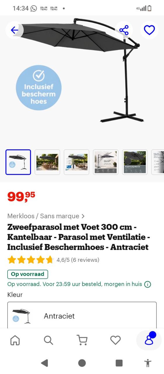 Zweefparasol